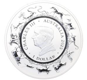 1 доллар 2025 года Австралия «Китайский гороскоп — Год Змеи» — Фото №2