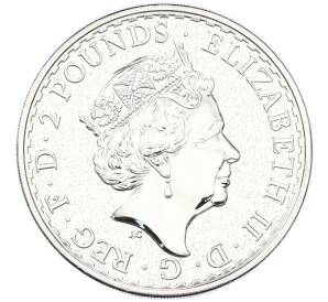 2 фунта 2016 года Великобритания «Британия» — Фото №2