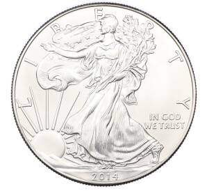 1 доллар 2014 года США «Шагающая Свобода» — Фото №1