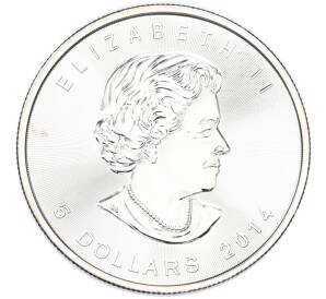 5 долларов 2014 года Канада «Кленовый лист» — Фото №2