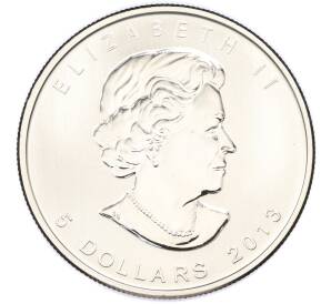 5 долларов 2013 года Канада «Кленовый лист» — Фото №2