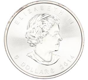 5 долларов 2014 года Канада «Кленовый лист» — Фото №2