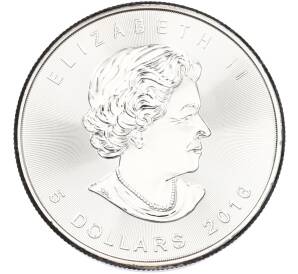 5 долларов 2016 года Канада «Кленовый лист» — Фото №2