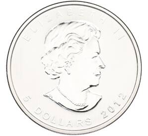 5 долларов 2012 года Канада «Кленовый лист» — Фото №2