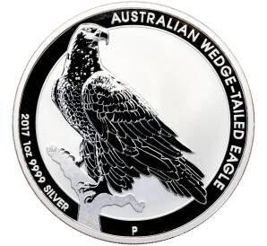 1 доллар 2017 года Австралия «Австралийский клинохвостый орел» — Фото №1