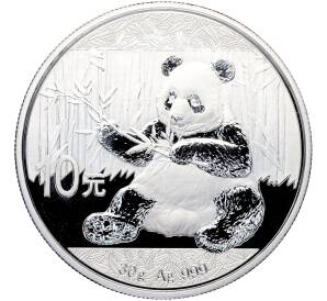 10 юаней 2017 года Китай «Панда» — Фото №1