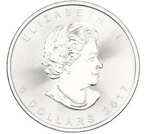 5 долларов 2017 года Канада «Кленовый лист» — Фото №2