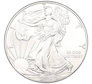 1 доллар 2016 года США «Шагающая Свобода» — Фото №1