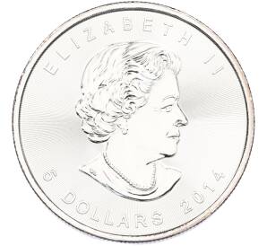 5 долларов 2014 года Канада «Кленовый лист» — Фото №2