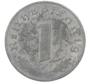 1 рейхспфенниг 1940 года D Германия — Фото №2