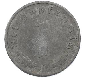 1 рейхспфенниг 1943 года F Германия — Фото №2