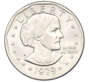 1 доллар 1979 года P США «Сьюзен Энтони» — Фото №1