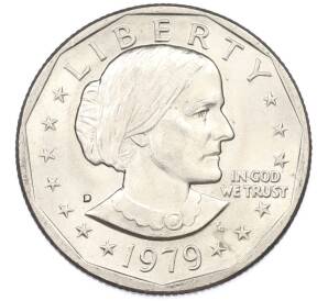 1 доллар 1979 года D США «Сьюзен Энтони» — Фото №1