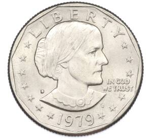 1 доллар 1979 года D США «Сьюзен Энтони» — Фото №1