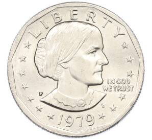 1 доллар 1979 года P США «Сьюзен Энтони» — Фото №1