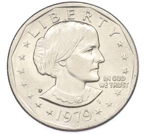 1 доллар 1979 года P США «Сьюзен Энтони» — Фото №1