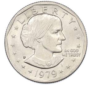 1 доллар 1979 года P США «Сьюзен Энтони» — Фото №1