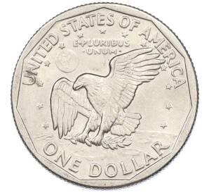 1 доллар 1979 года P США «Сьюзен Энтони» — Фото №2