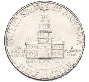 1/2 доллара (50 центов) 1976 года США «200 лет Независимости» — Фото №2