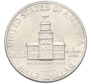 1/2 доллара (50 центов) 1976 года США «200 лет Независимости» — Фото №2