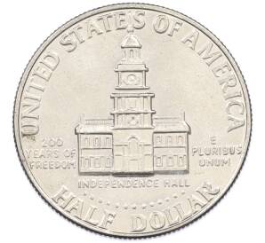1/2 доллара (50 центов) 1976 года США «200 лет Независимости» — Фото №2