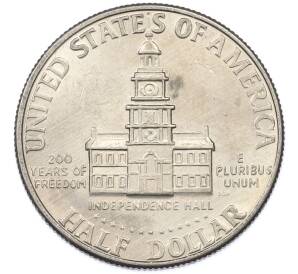 1/2 доллара (50 центов) 1976 года США «200 лет Независимости» — Фото №2