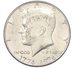 1/2 доллара (50 центов) 1976 года США «200 лет Независимости» — Фото №1