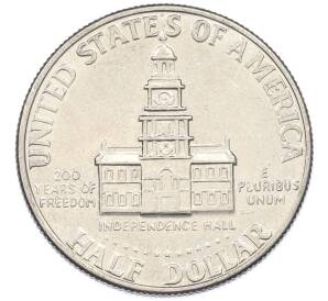 1/2 доллара (50 центов) 1976 года США «200 лет Независимости» — Фото №2