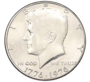 1/2 доллара (50 центов) 1976 года США «200 лет Независимости» — Фото №1