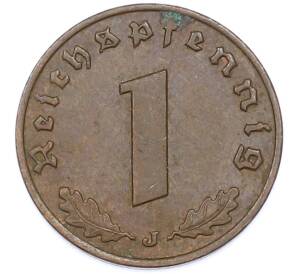 1 рейхспфенниг 1937 года J Германия — Фото №2