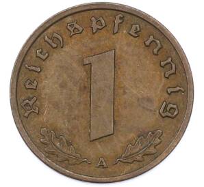 1 рейхспфенниг 1938 года A Германия — Фото №2