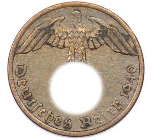 1 рейхспфенниг 1940 года A Германия — Фото №1