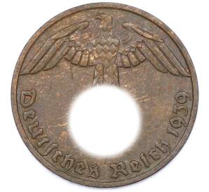 1 рейхспфенниг 1939 года F Германия — Фото №1