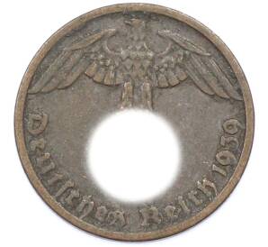 1 рейхспфенниг 1939 года G Германия — Фото №1