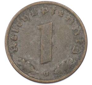 1 рейхспфенниг 1939 года G Германия — Фото №2