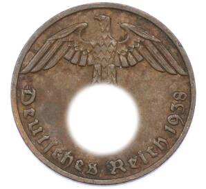 1 рейхспфенниг 1938 года F Германия — Фото №1