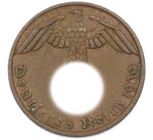 1 рейхспфенниг 1939 года F Германия — Фото №1