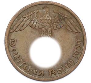 1 рейхспфенниг 1939 года A Германия — Фото №1