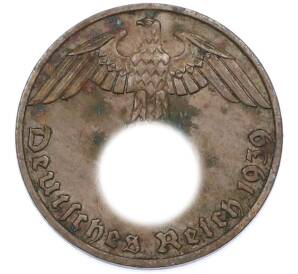 1 рейхспфенниг 1939 года J Германия — Фото №1