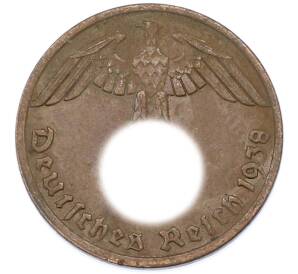 1 рейхспфенниг 1938 года A Германия — Фото №1