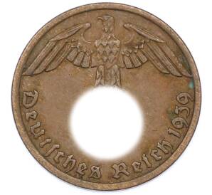1 рейхспфенниг 1939 года A Германия — Фото №1