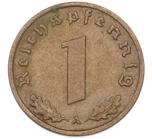 1 рейхспфенниг 1939 года A Германия — Фото №2