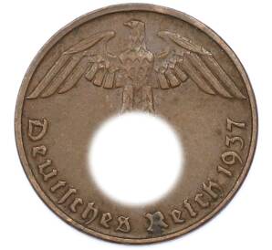 1 рейхспфенниг 1937 года D Германия — Фото №1