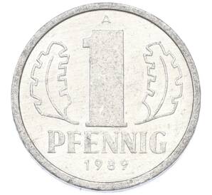 1 пфенниг 1989 года Восточная Германия (ГДР) — Фото №1