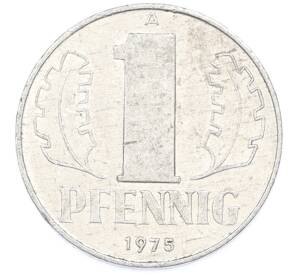 1 пфенниг 1975 года Восточная Германия (ГДР) — Фото №1