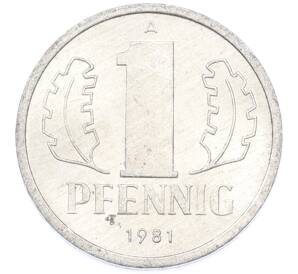 1 пфенниг 1981 года Восточная Германия (ГДР) — Фото №1