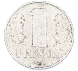 1 пфенниг 1963 года Восточная Германия (ГДР) — Фото №1