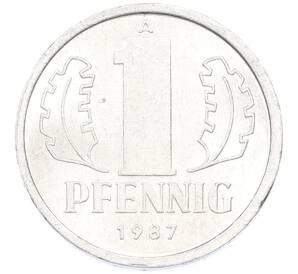 1 пфенниг 1987 года Восточная Германия (ГДР) — Фото №1