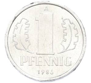 1 пфенниг 1986 года Восточная Германия (ГДР) — Фото №1