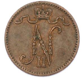 1 пенни 1916 года Русская Финляндия — Фото №2